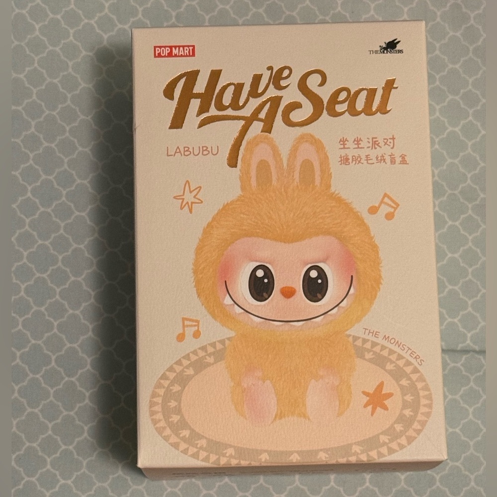 Pop Mart Labubu 'Have A Seat' Plush Pendant